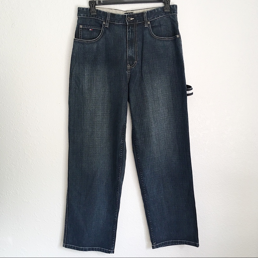 New Tommy Hilfiger Men’s Carpenter Blue Jeans 32